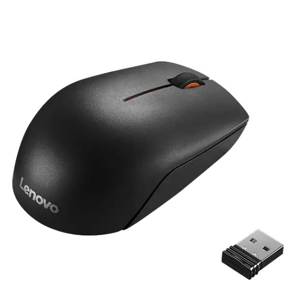 Mouse Wireless Lenovo 300 Nero Ergonomico - SKU: GX30K79401 - Immagine 2