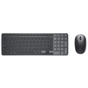 Tastiera e Mouse Wireless Dell PRO 7 Ricaricabile Compact Nero - SKU: KM746-BLK-INT