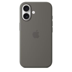 Cover iPhone 16 Apple Silicone Stone Gray - Protezione Elegante - SKU: MYY33ZM/A