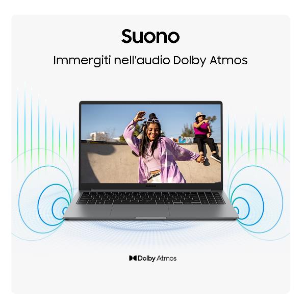 Notebook Samsung Galaxy Book5 15.6" Intel Core Ultra 7 16GB 512GB - immagine 2