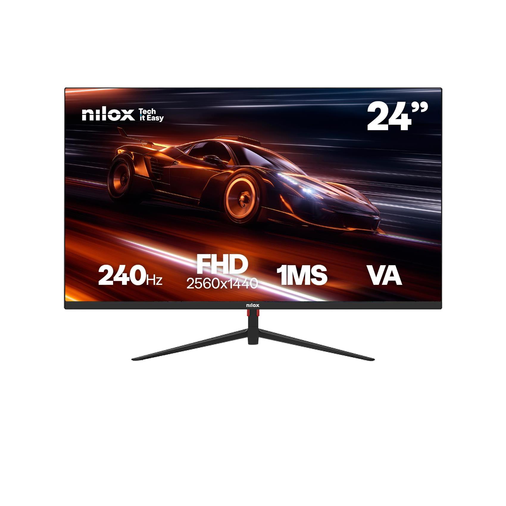 Monitor Gaming Nilox 24" FHD 240Hz VA 1xHDMI - immagine 2