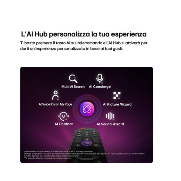 TV LG 55 OLED AI B6 4K UHD WebOS26 55 Pollici Smart TV - SKU: OLED55B65LA.API - Immagine 3