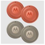 Smart Tracker Motorola Moto Tag 2 4-Pack NFC Arancione