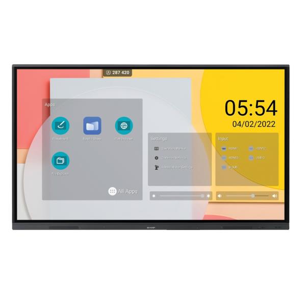Monitor Interattivo Sharp PN-L752B 75 LCD 4K - SKU: PNL752B - Immagine 3