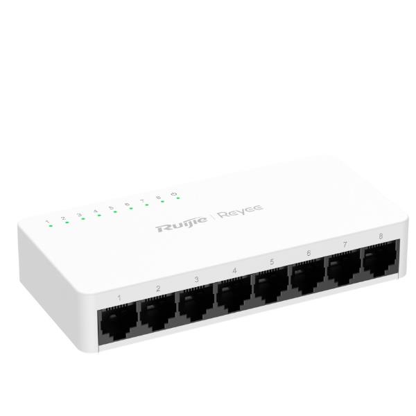 Switch Ruijie Networks RG-ES08G-L 8 Porte Gigabit Unmanaged - SKU: RG-ES08G-L