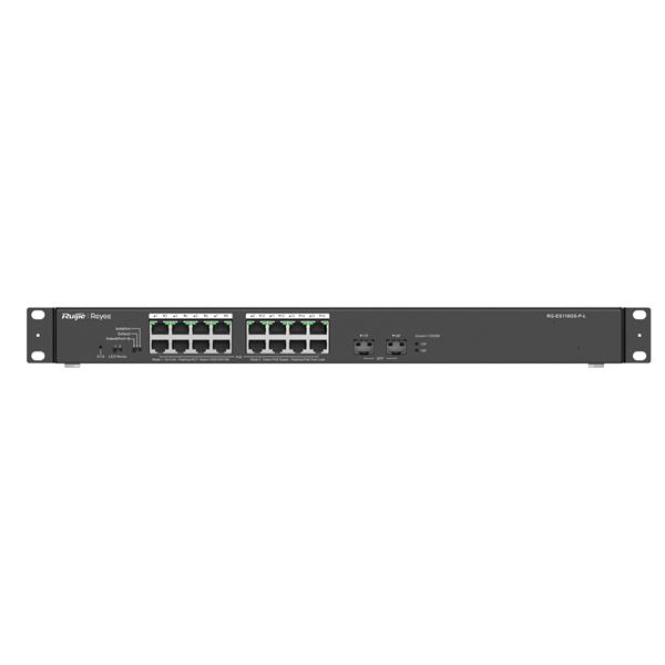 Switch Ruijie Networks RG-ES118GS-P-L 18 porte Gigabit PoE - SKU: RG-ES118GS-P-L