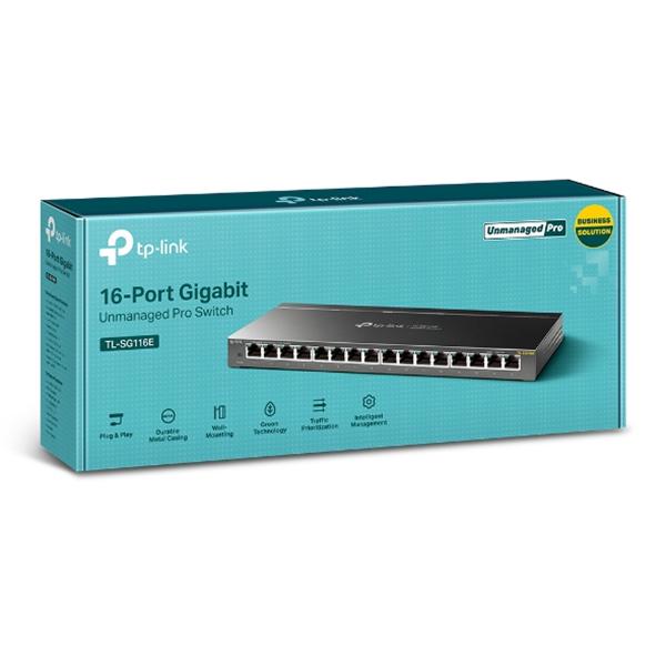 Switch TP-LINK Easy Smart 16 Porte Gigabit Layer 3 - immagine 3