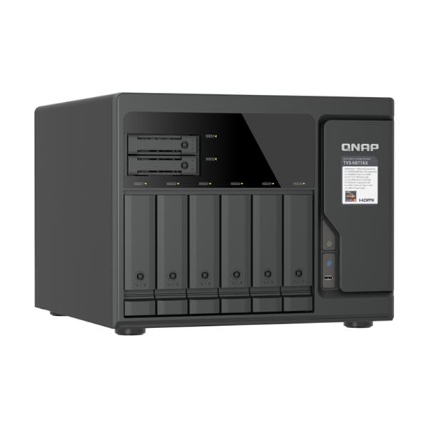 NAS Qnap TVS-H877AX-R5-16G Tower 8 Bay 2.5GbE - SKU: TVSH877AXR516G - Immagine 2