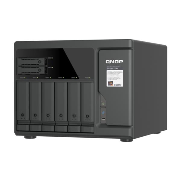 NAS Qnap TVS-H877AX-R5-16G Tower 8 Bay 2.5GbE - SKU: TVSH877AXR516G - Immagine 3
