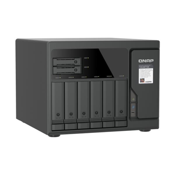 NAS Qnap TVS-H877AX-R5-16G Tower 8 Bay 2.5GbE - SKU: TVSH877AXR516G - Immagine 4