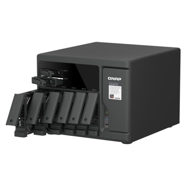 NAS Qnap TVS-H877AX-R5-16G Tower 8 Bay 2.5GbE - SKU: TVSH877AXR516G - Immagine 6