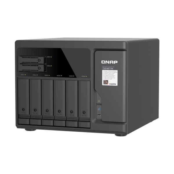 NAS Qnap TVS-H877AX-R5-16G Tower 8 Bay 2.5GbE - SKU: TVSH877AXR516G - Immagine 7