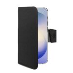 Custodia Celly WALLY per Samsung Galaxy S26 FE 5G – Pelle sintetica nera