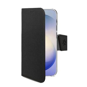 Custodia Celly WALLY per Samsung Galaxy S26 FE 5G - Pelle sintetica nera - SKU: WALLY1188