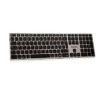 Tastiera Hamlet USB-C + USB-A in Alluminio Argento Layout IT