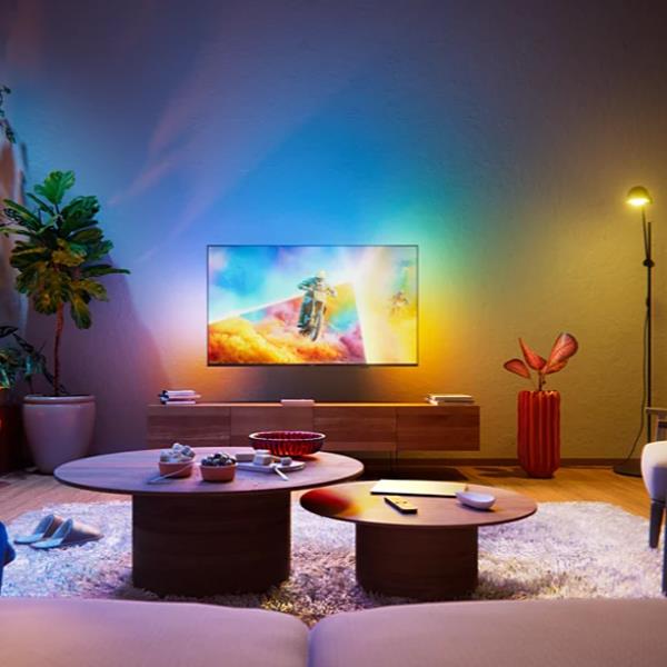 TV Philips 43 QLED 4K Smart Ambilight Titan OS - SKU: 43PQS8501/12 - Immagine 5