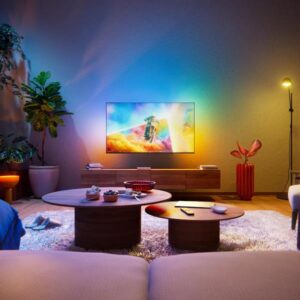 TV Philips 55 UHD 4K QLED Smart Ambilight Titan OS - SKU: 55PQS8501/12