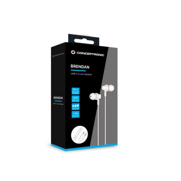 Auricolari Conceptronic USB-C con Microfono e Noise Canceling - immagine 4