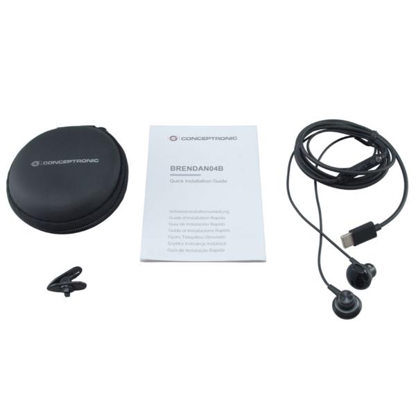 Auricolari USB-C Conceptronic con Microfono e Noise Canceling - immagine 3