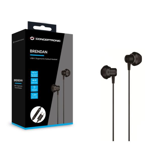 Auricolari USB-C Conceptronic con Microfono e Noise Canceling - immagine 5