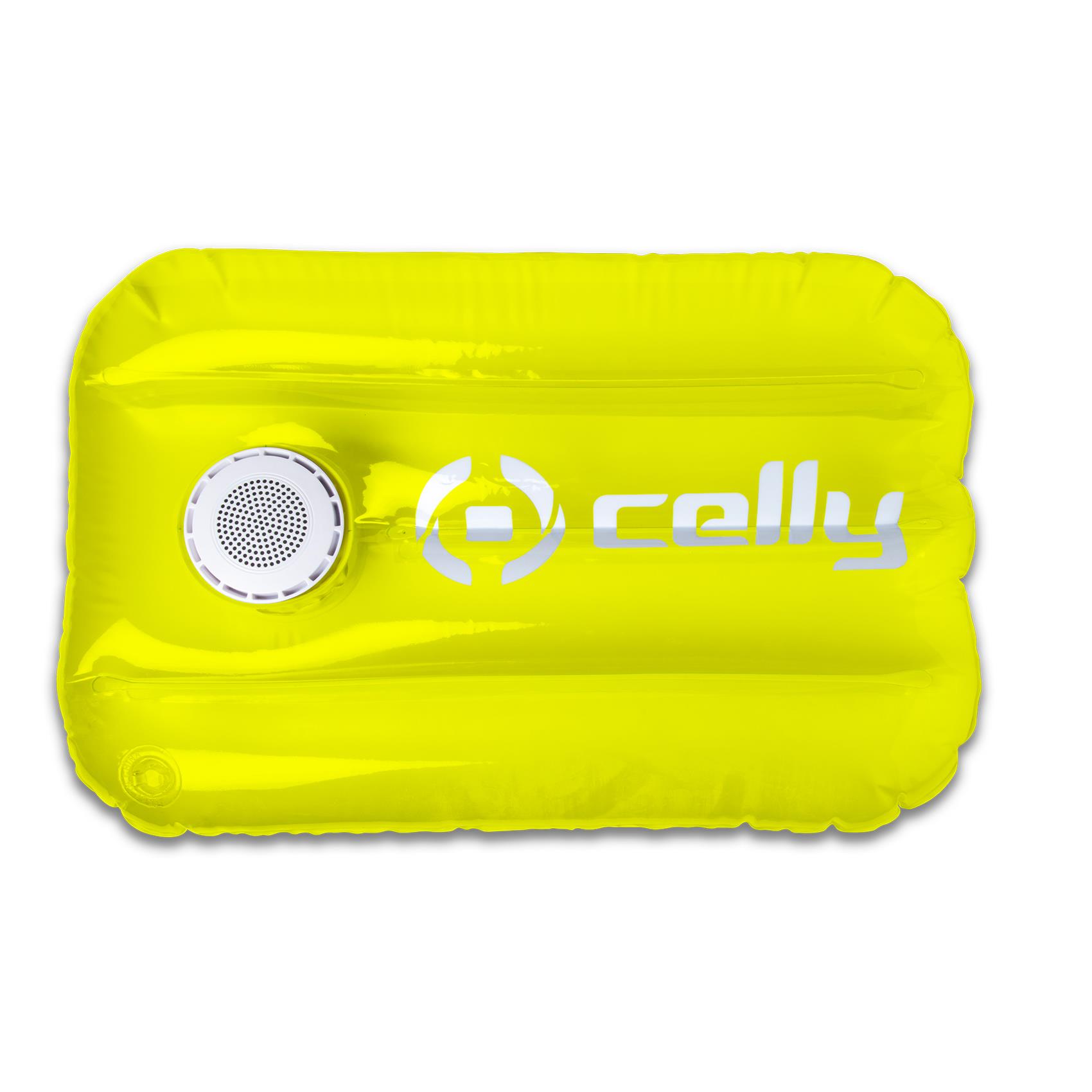 Speaker Bluetooth Celly POOLPILLOW 3W Impermeabile Giallo