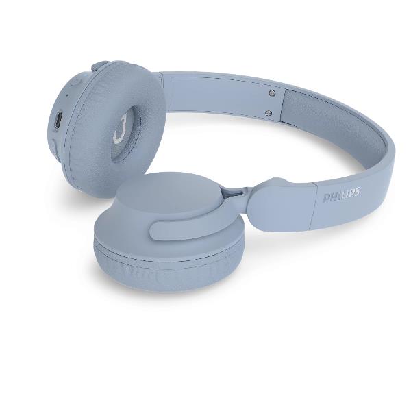 Cuffie Wireless Philips Over-Ear Bluetooth Azzurro con Microfono - SKU: TAH4000LB/00 - Immagine 2