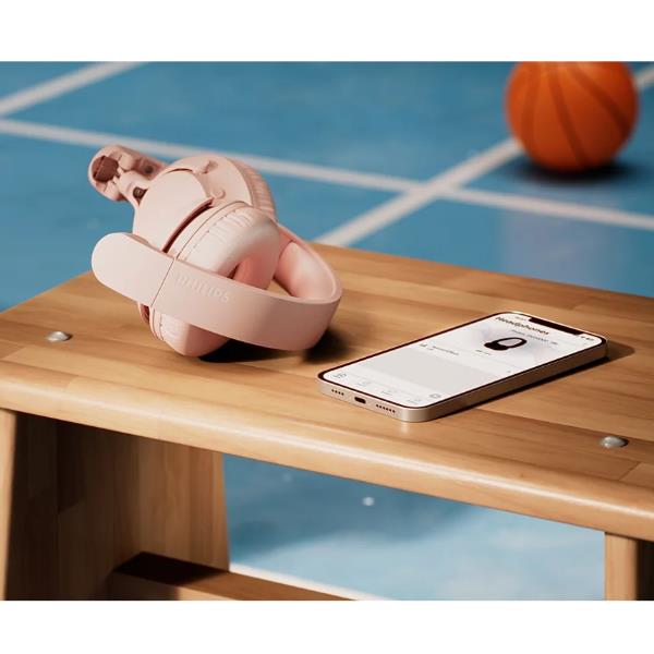 Cuffie Wireless Philips Bluetooth Rosa con Microfono - SKU: TAH4000PK/00 - Immagine 4