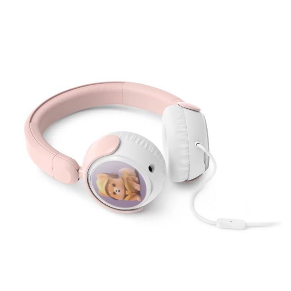 Philips CUFFIA ON-EAR CABLATA PER BAMBINI MICROFONO USB-C/3.5MM - ROSA - Cuffie e Auricolari - immagine 4