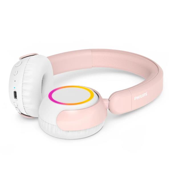 Philips CUFFIA ON-EAR WIRELESS PER BAMBINI BLUETOOTH MICROFONO - ROSA - Cuffie e Auricolari - immagine 2