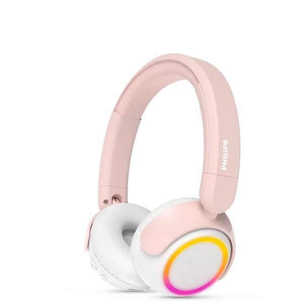 Philips CUFFIA ON-EAR WIRELESS PER BAMBINI BLUETOOTH MICROFONO - ROSA - Cuffie e Auricolari - immagine 3