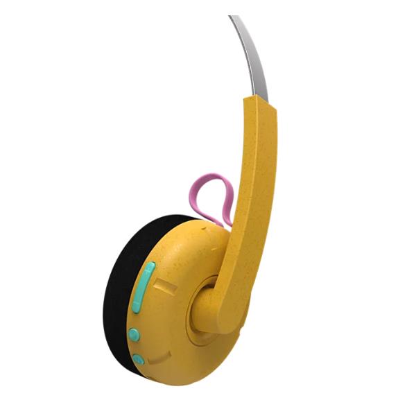 Cuffie On-Ear Wireless Philips The Ringo Duo Bluetooth Giallo con Microfono - SKU: TAMS1YL/00 - Immagine 3