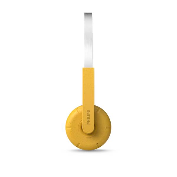 Cuffie On-Ear Wireless Philips The Ringo Duo Bluetooth Giallo con Microfono - SKU: TAMS1YL/00 - Immagine 6