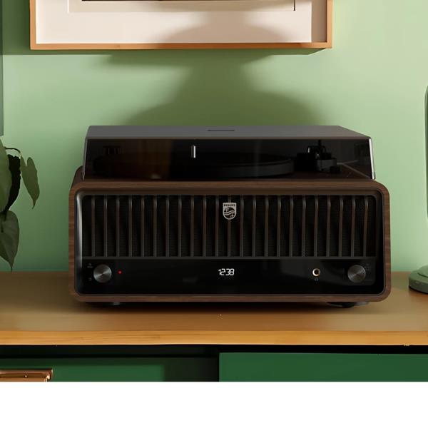 Giradischi Philips The Tina FM/DAB+ Bluetooth Marrone - immagine 2