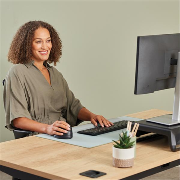 Mouse Ergonomico Fellowes Breyta L Destro Wireless Nero - immagine 2