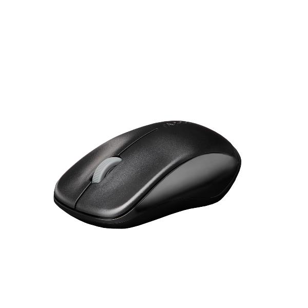Mouse Wireless Rapoo 1620 2.4 GHz Ottico Nero Ergonomico - immagine 2