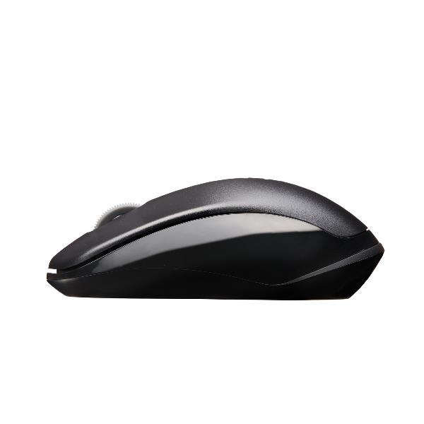 Mouse Wireless Rapoo 1620 2.4 GHz Ottico Nero Ergonomico - immagine 3