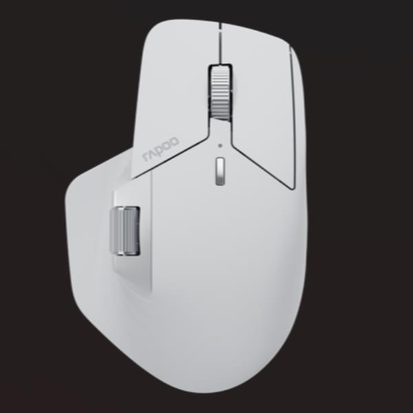 Mouse Wireless Rapoo MT760L Large Ergonomico Bianco
