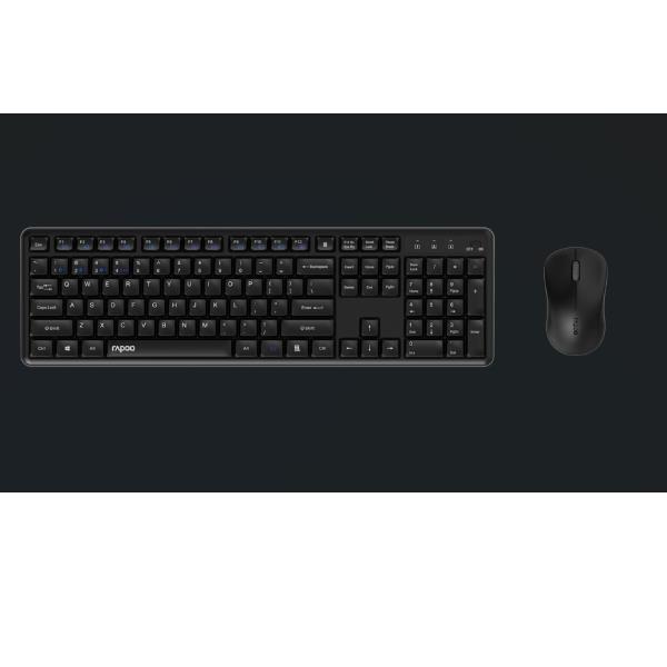 Tastiera e Mouse Wireless Rapoo 8150M Silenziosa IT