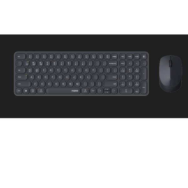 Tastiera Wireless Rapoo 9310M Slim Multimode Combo Black IT