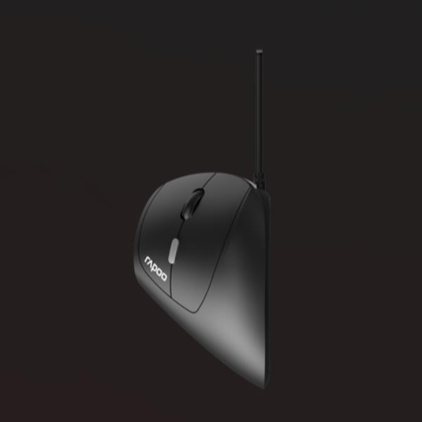 Mouse Ergonomico Rapoo EV200 USB Nero per Ufficio - immagine 3