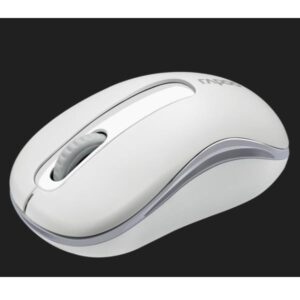 Mouse Wireless Rapoo M10+ 2.4GHz Bianco Ergonomico