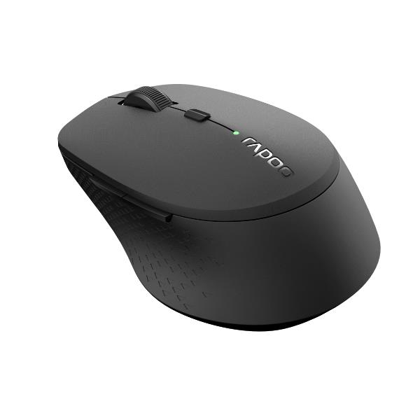 Mouse Wireless Rapoo M300 Silent Grigio Bluetooth per Ufficio - immagine 2