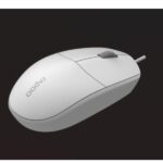 Mouse Rapoo N100 Ottico Fila USB Bianco Ergonomico