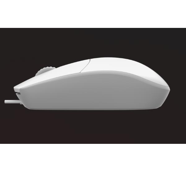 Mouse Rapoo N100 Ottico Fila USB Bianco Ergonomico - immagine 3