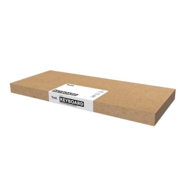 Tastiera Trust TK-150 Silent USB Layout Spagnolo Nero - immagine 4