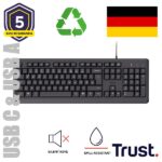 Tastiera Trust TK-150 Silent USB Layout Italiano Nero