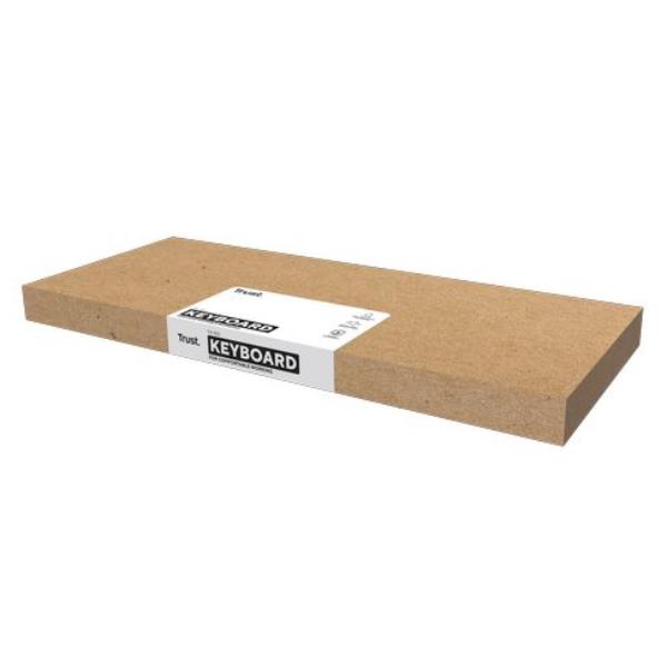 Tastiera Trust TK-150 Silent USB Layout UK Nero per Ufficio - immagine 4