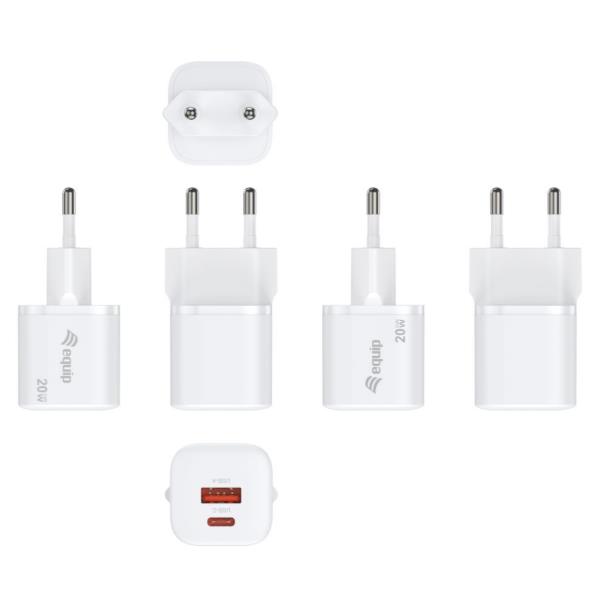Caricabatterie da Parete EQUIP 2 Porte 20W GaN USB PD per Smartphone - SKU: 245526 - Immagine 10
