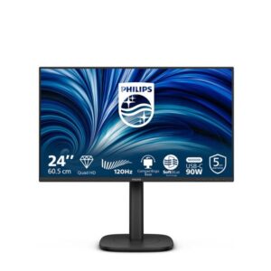 Monitor Philips 23,8" IPS 2560x1440 con Altezza Regolabile e USB-C