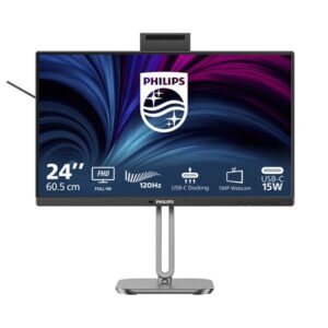 Monitor Philips 23.8" IPS 120Hz con USB-C e Regolazione Altezza